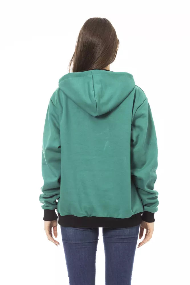 Baldinini Trend Black Cotton Women Hoodie