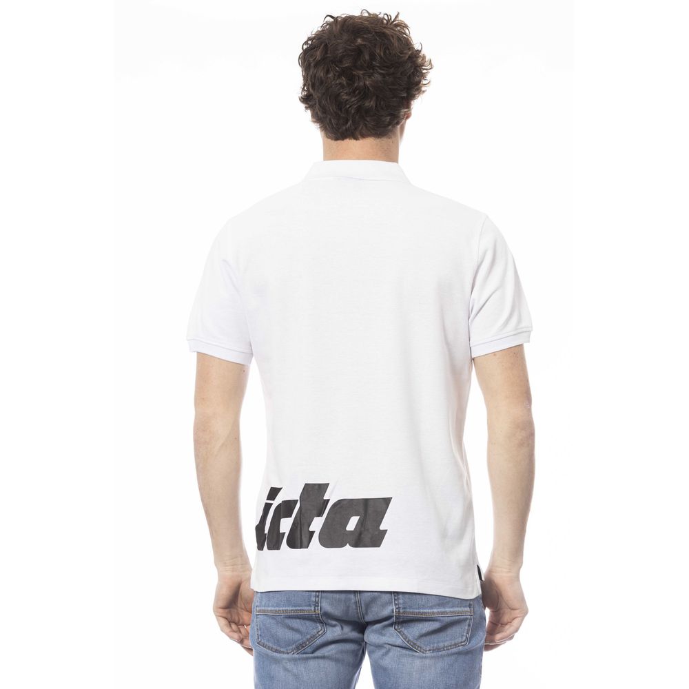 Invicta White Cotton Men's Polo Shirt