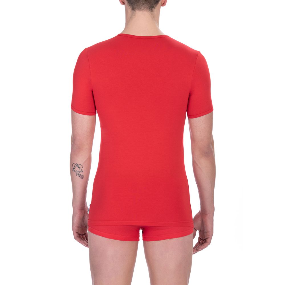 Bikkembergs Red Cotton Men's T-Shirt