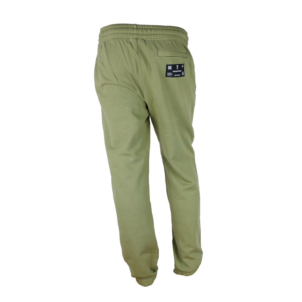 Diego Venturino Green Cotton Men's Track Trousers