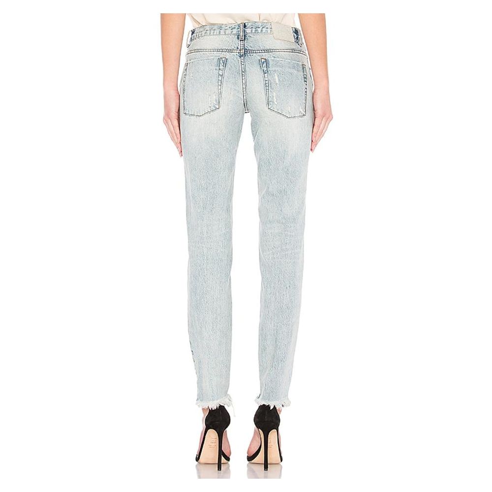 One Teaspoon Light Blue Organic Cotton Women Jeans