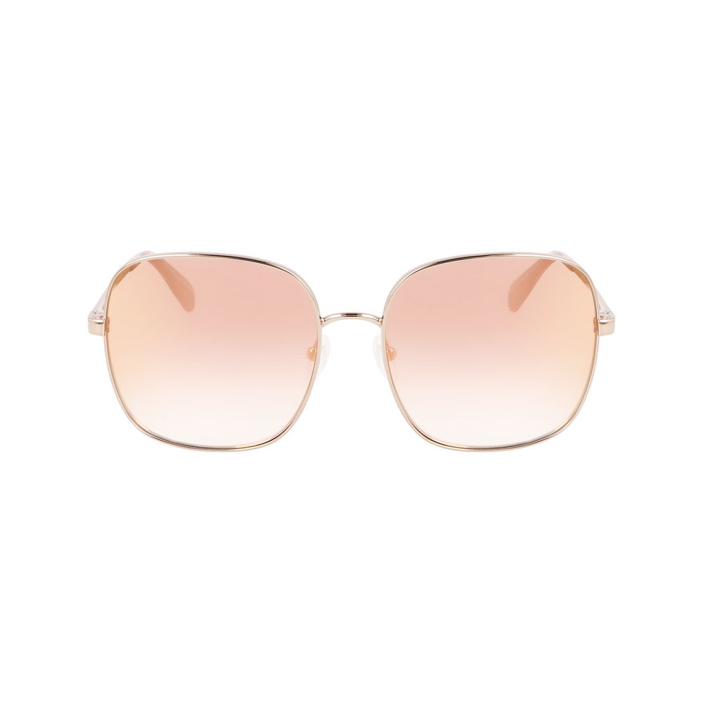 Longchamp Gold Metal Sunglasses