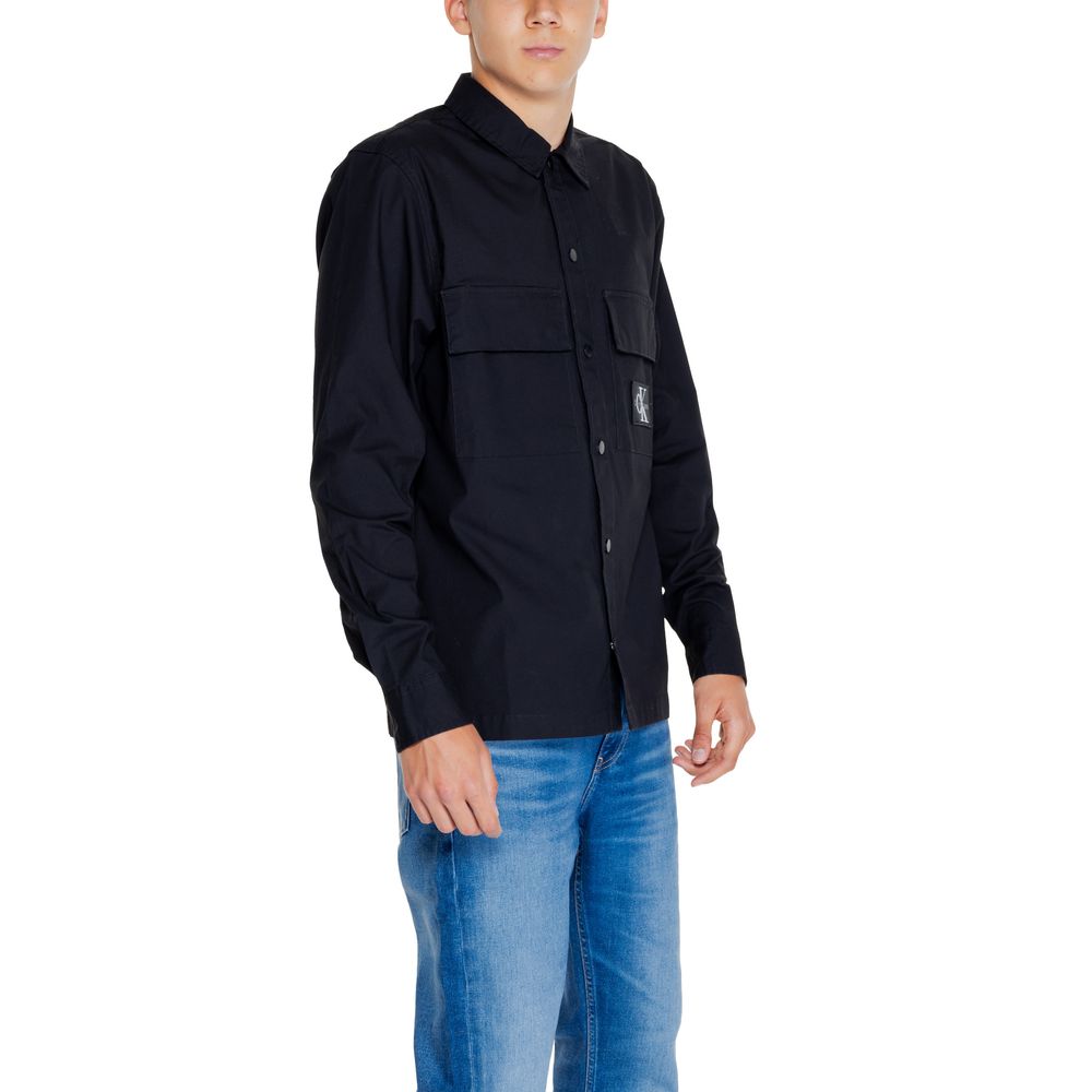 Calvin Klein Jeans Black Recycled Cotton Shirt