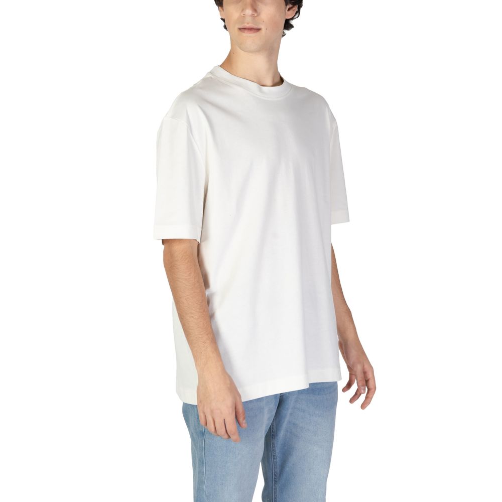 Calvin Klein Jeans Beige Recycled Cotton T-Shirt