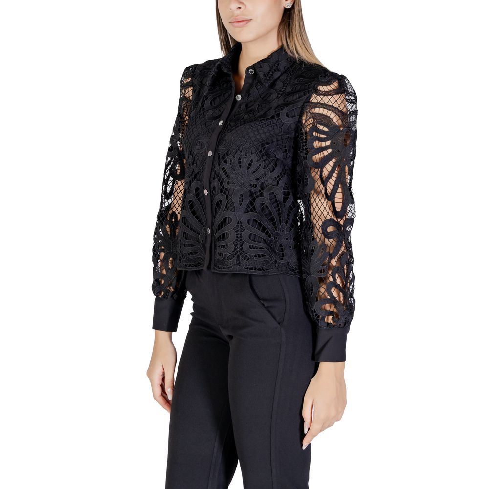Morgan De Toi Black Polyester Shirt