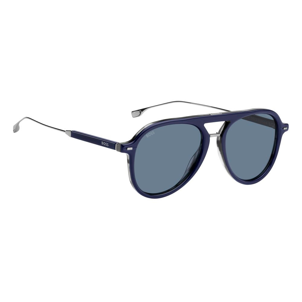 Hugo Boss Blue Acetate Sunglasses