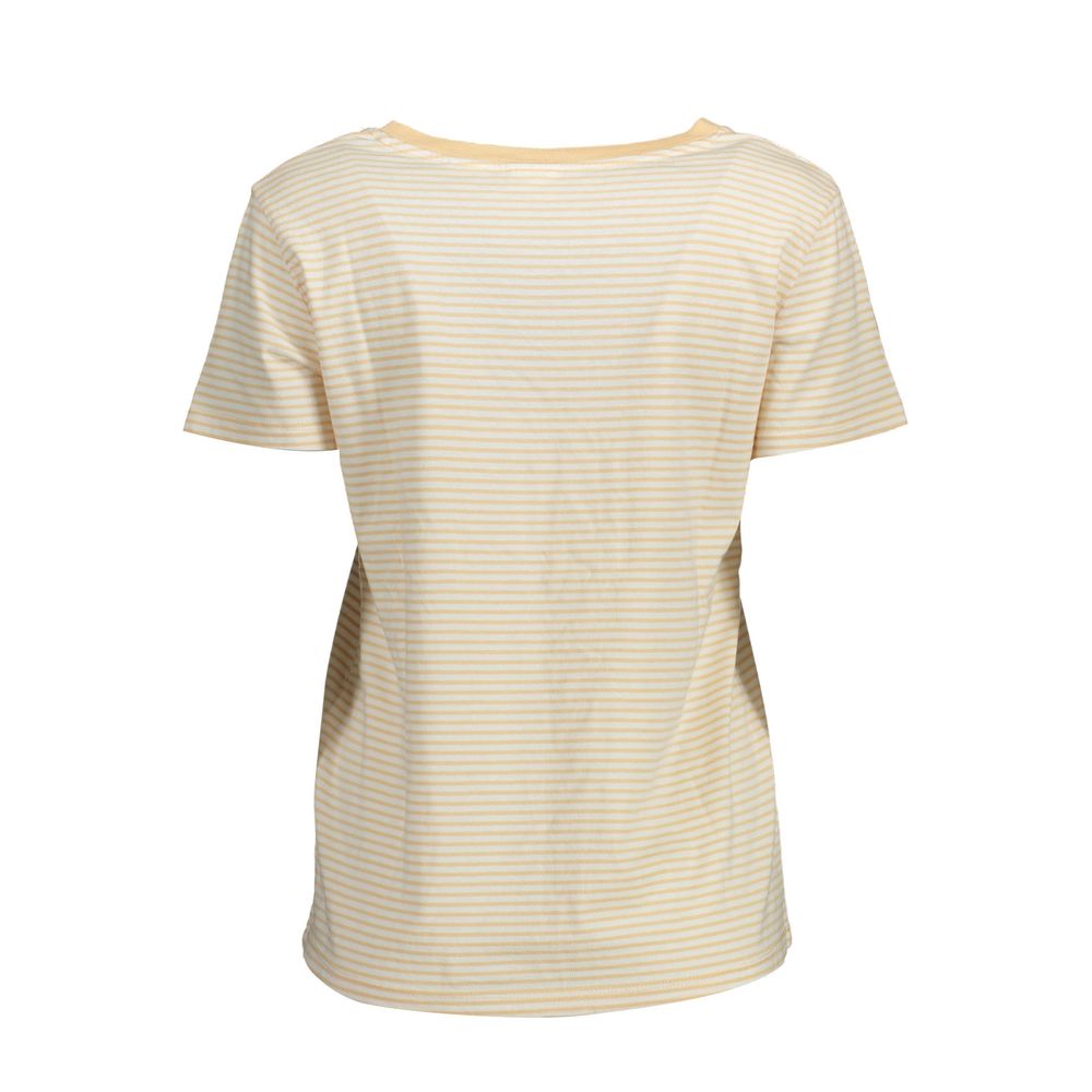 Levi's Beige Cotton Women T-Shirt