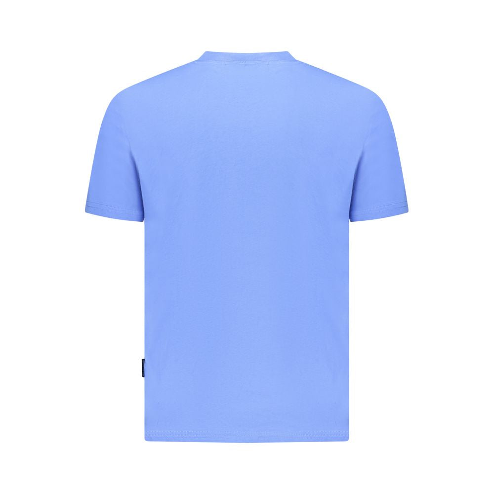 Napapijri Blue Cotton Men T-Shirt