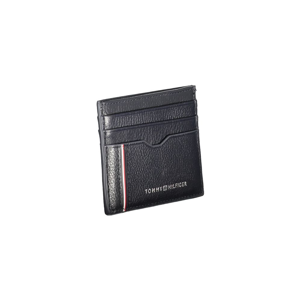 Tommy Hilfiger Blue Leather Men Wallet