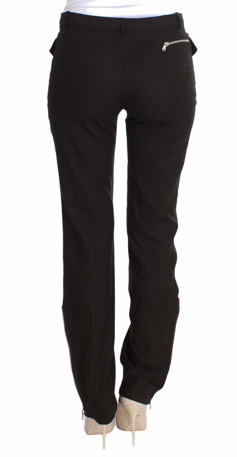 Ermanno Scervino Elegant Casual Brown Wool Pants