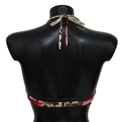 Dolce & Gabbana Floral Elegance Swimwear Top