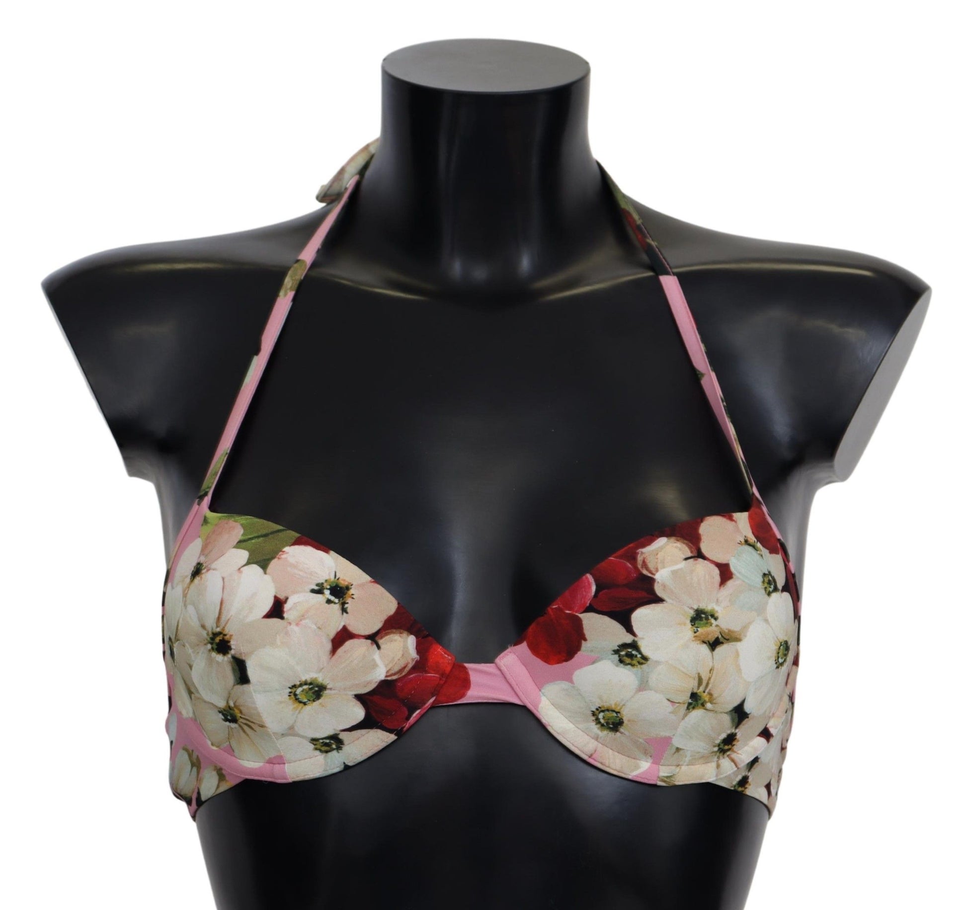 Dolce & Gabbana Floral Elegance Swimwear Top