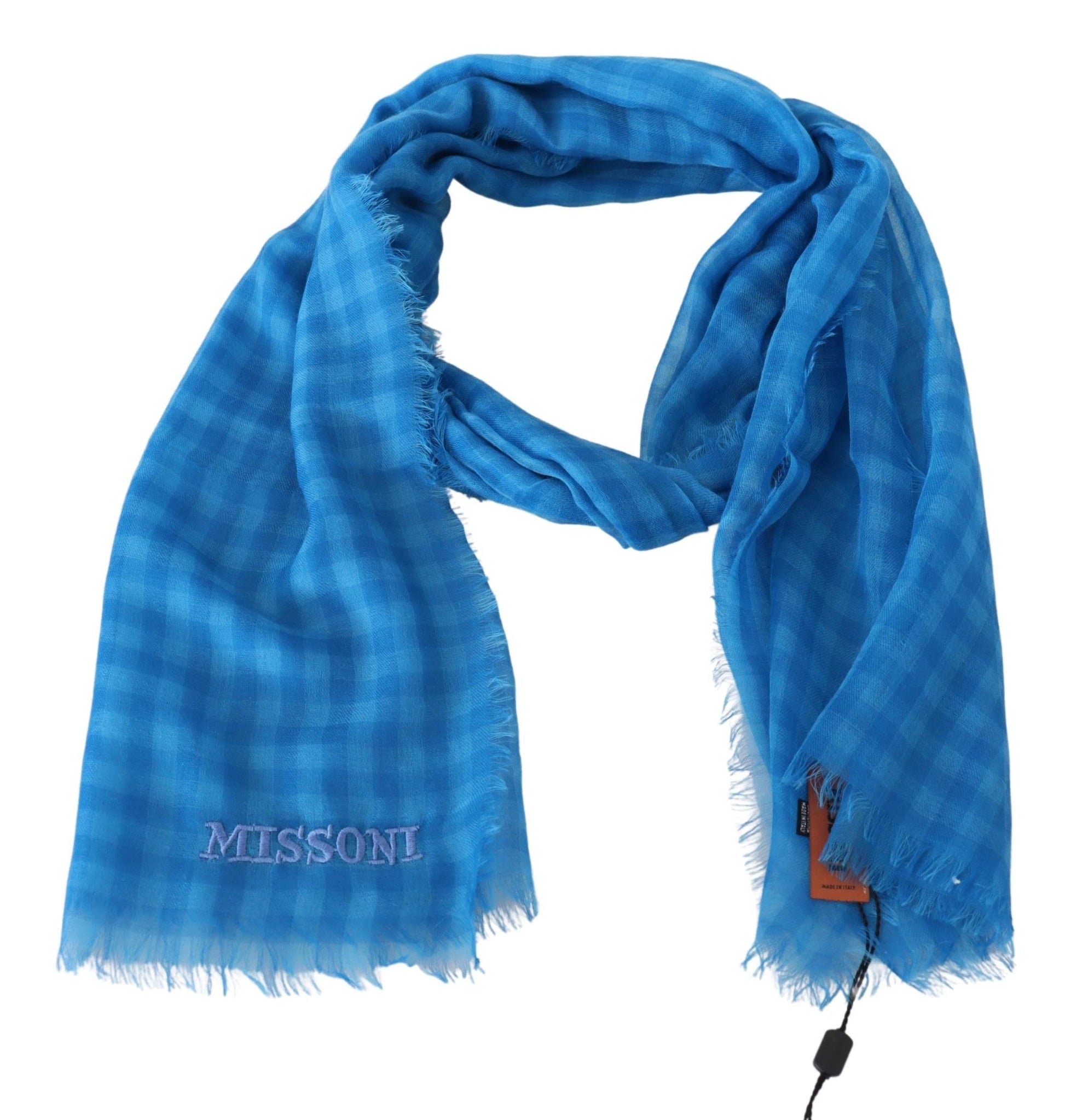 Missoni Chic Checkered Cashmere Scarf