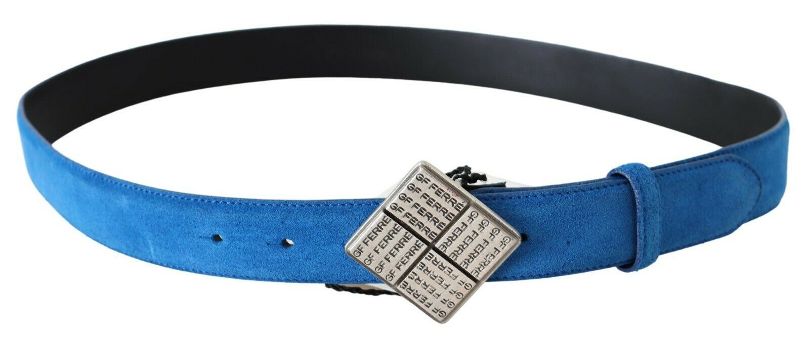 GF Ferre Elegant Royal Blue Leather Belt