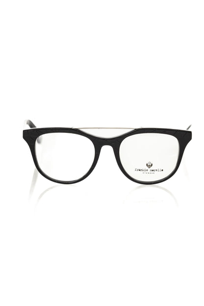 Frankie Morello Black Acetate Unisex Frame