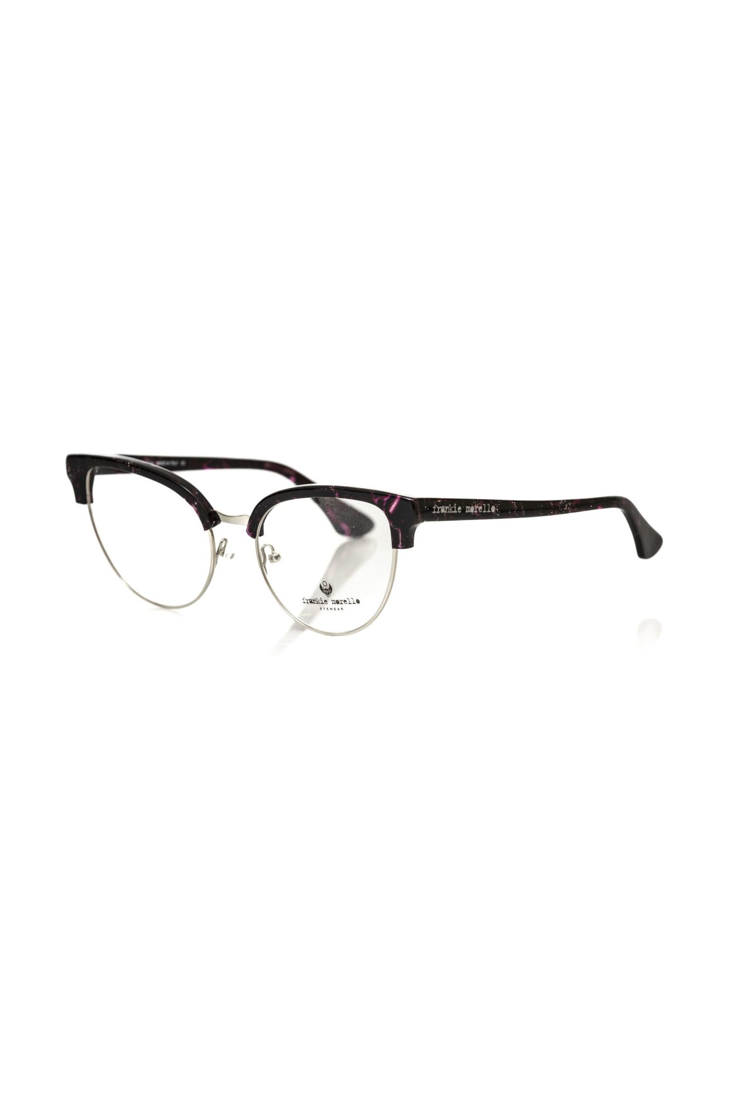 Frankie Morello Burgundy Metallic Fiber Women Frame