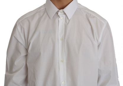 Dolce & Gabbana Exclusive White Slim Fit Formal Shirt