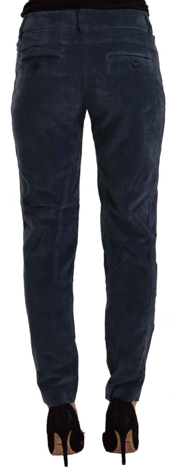 Peserico Elegant Tapered Cotton Blend Pants