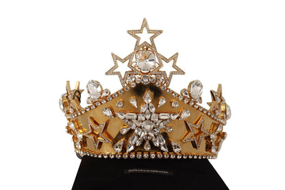 Dolce & Gabbana Elegant Crystal Diadem Tiara – A Regal Touch