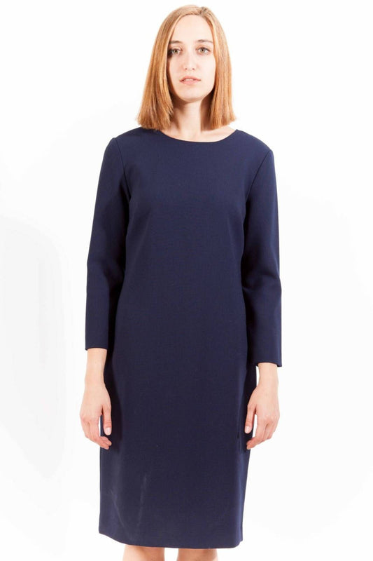 Gant Elegant Blue Short Dress with 3/4 Sleeves