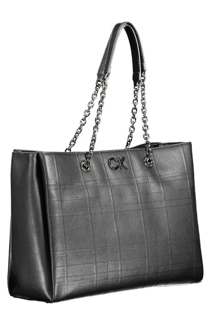 Calvin Klein Black Polyester Women Handbag