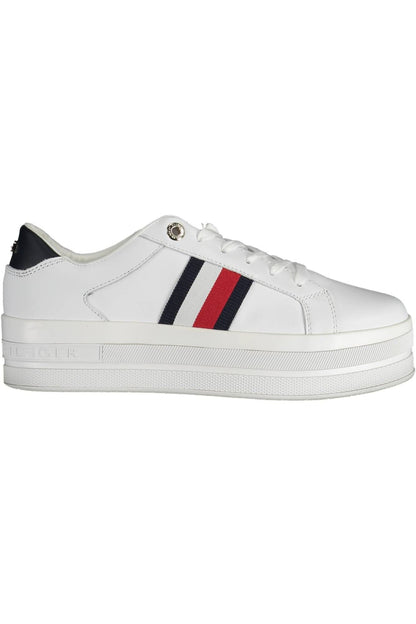 Tommy Hilfiger White Polyethylene Women Sneaker