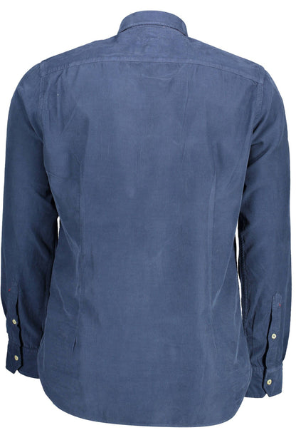 U.S. POLO ASSN. Blue Cotton Men Shirt