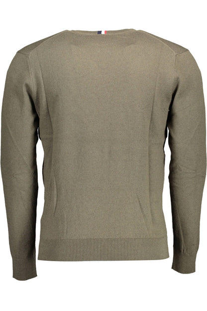 U.S. POLO ASSN. Green Cotton Men Sweater