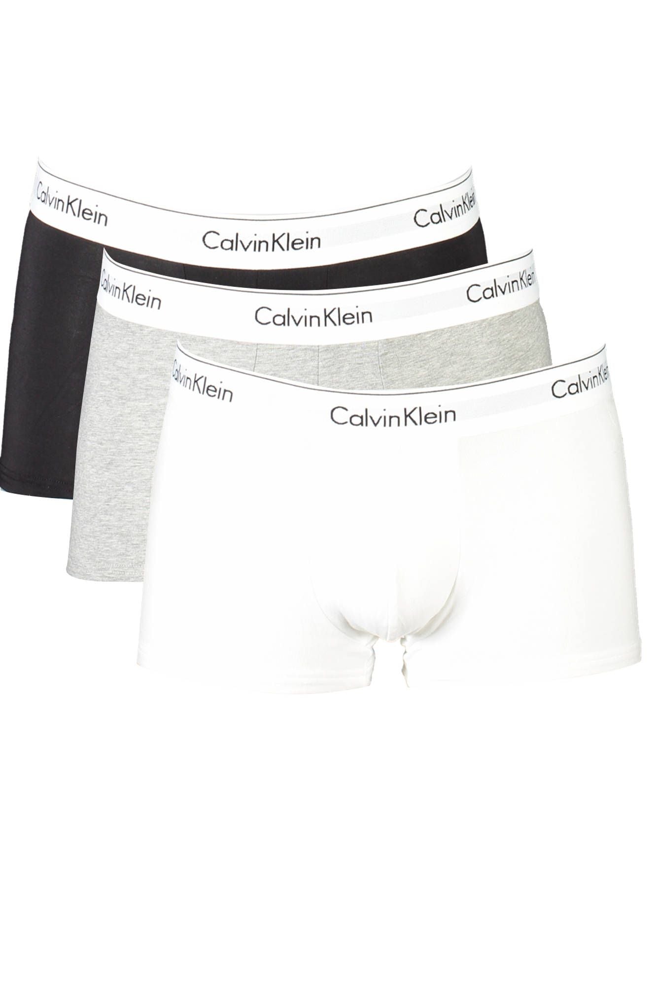 Calvin Klein Gray Cotton Men Trunk