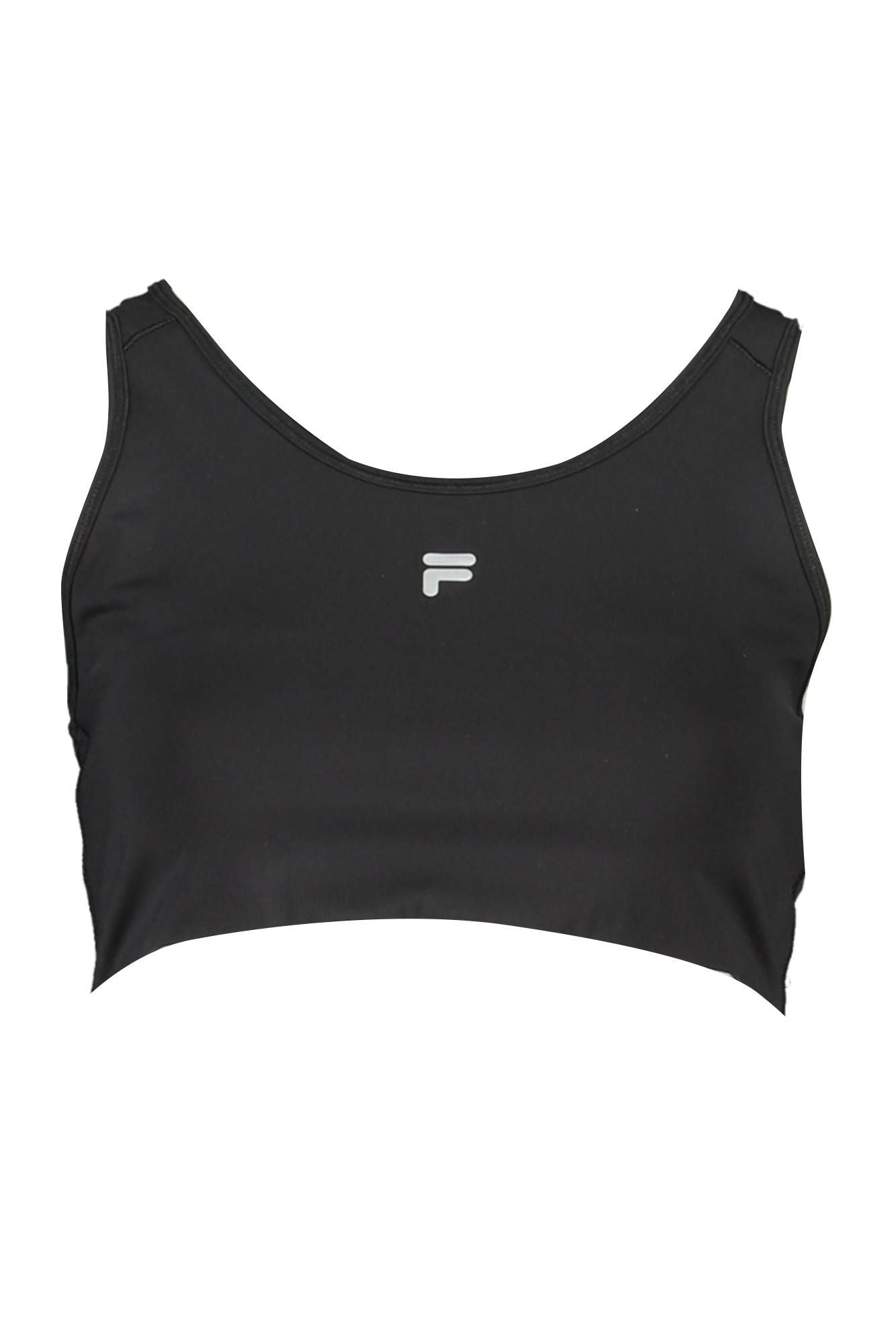 Fila Chic Halterneck Sports Bra with Logo Print