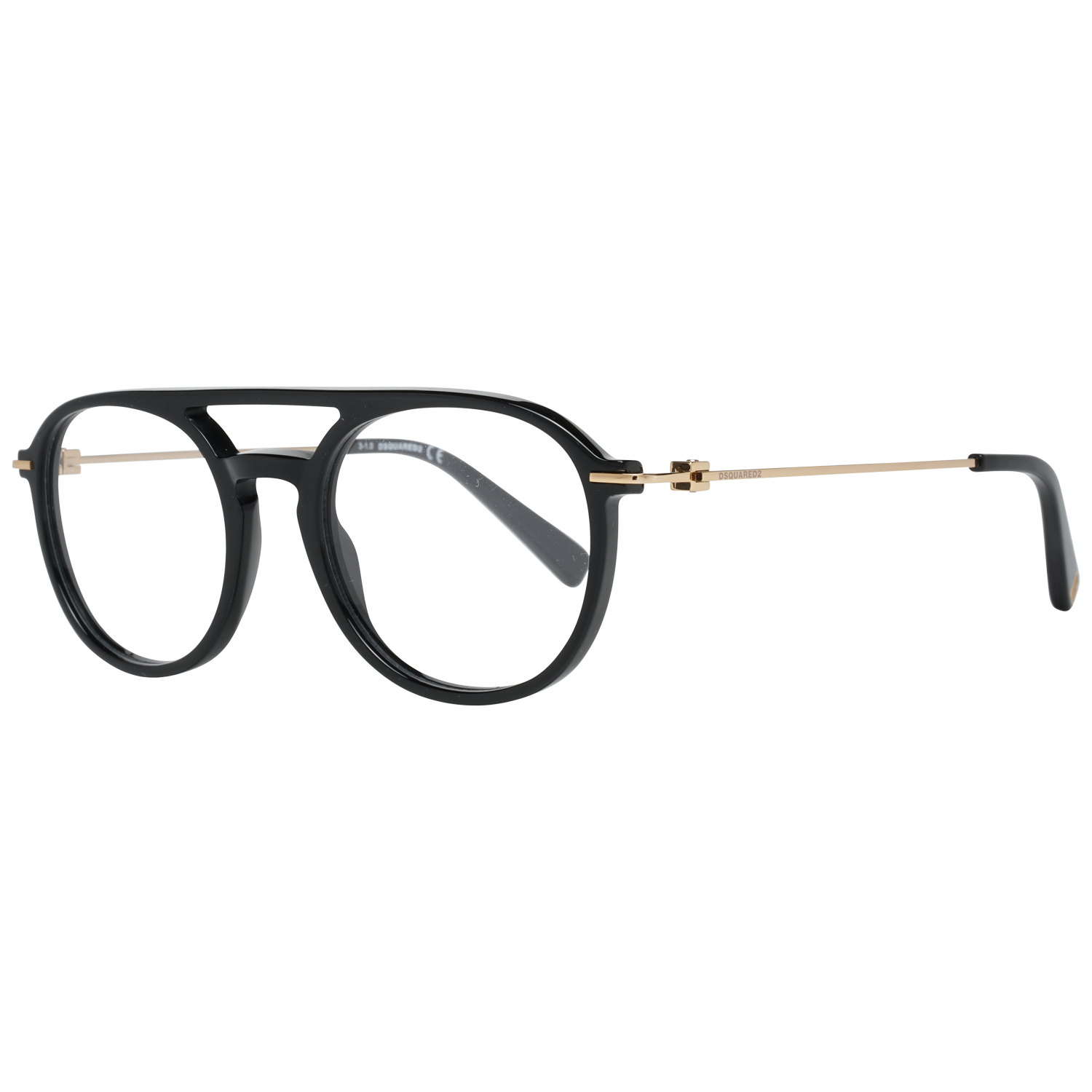 Dsquared² Sleek Black Full-Rim Designer Eyewear