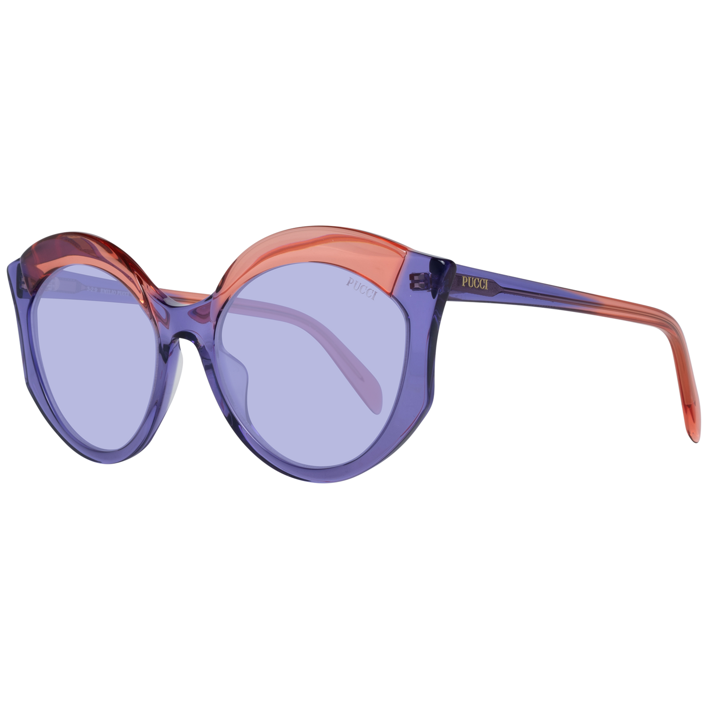 Emilio Pucci Elegant Purple Butterfly Sunglasses