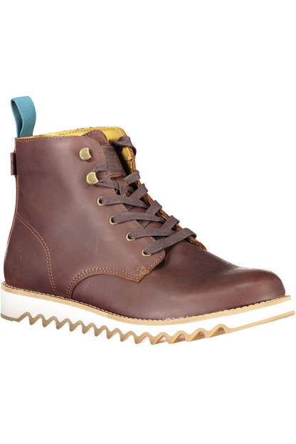 Levi's Brown Leather Men Boot