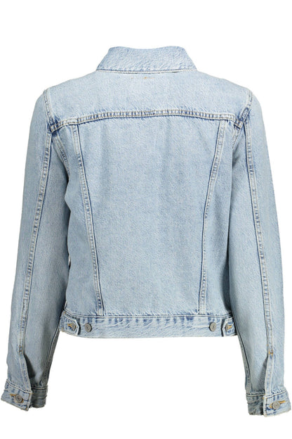 Levi's Light Blue Cotton Women Jacket