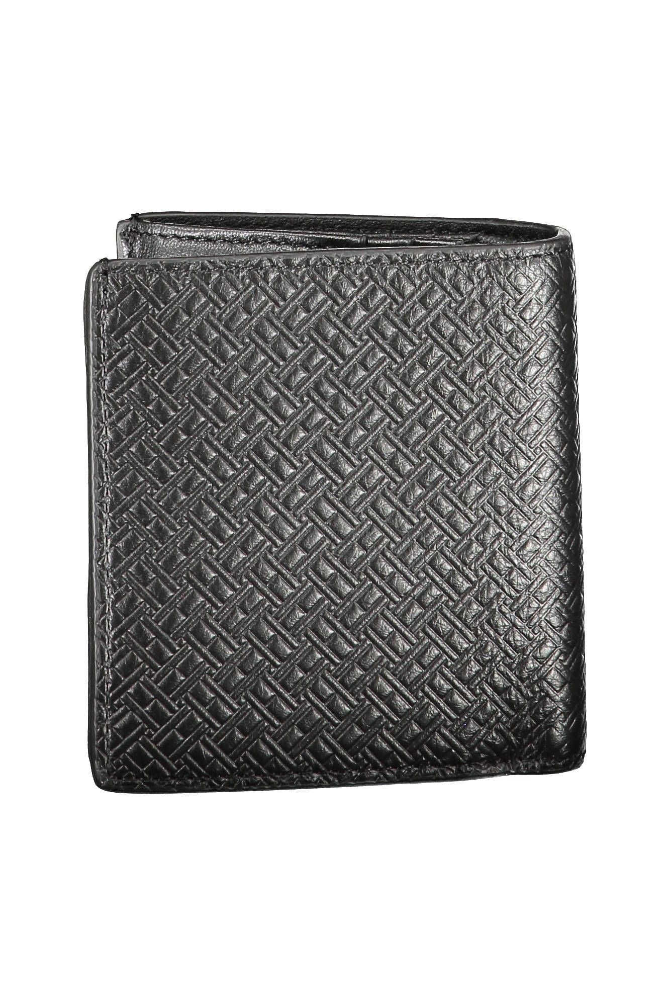 Tommy Hilfiger Black Leather Men Wallet