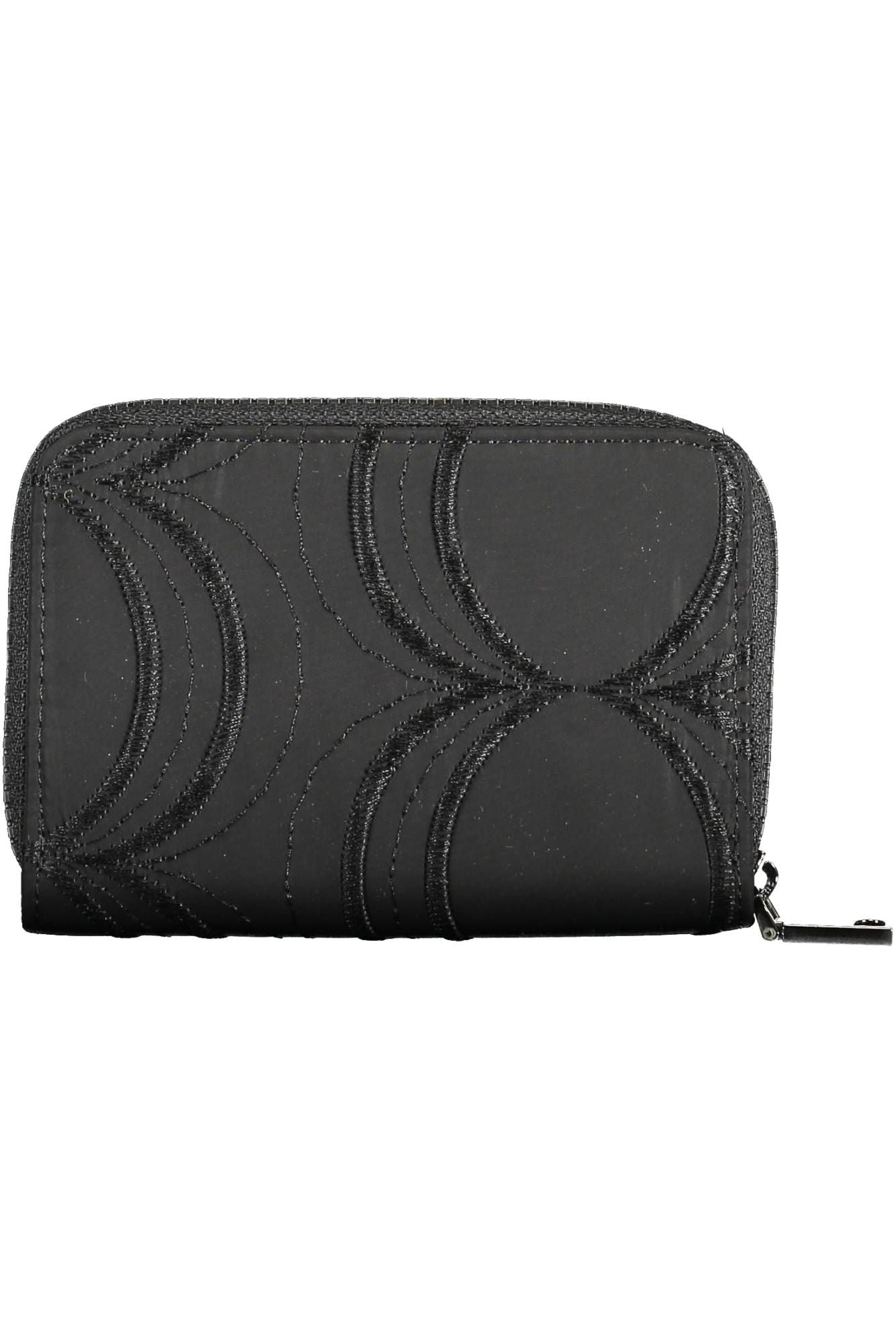 Desigual Chic Multifunctional Black Zip Wallet