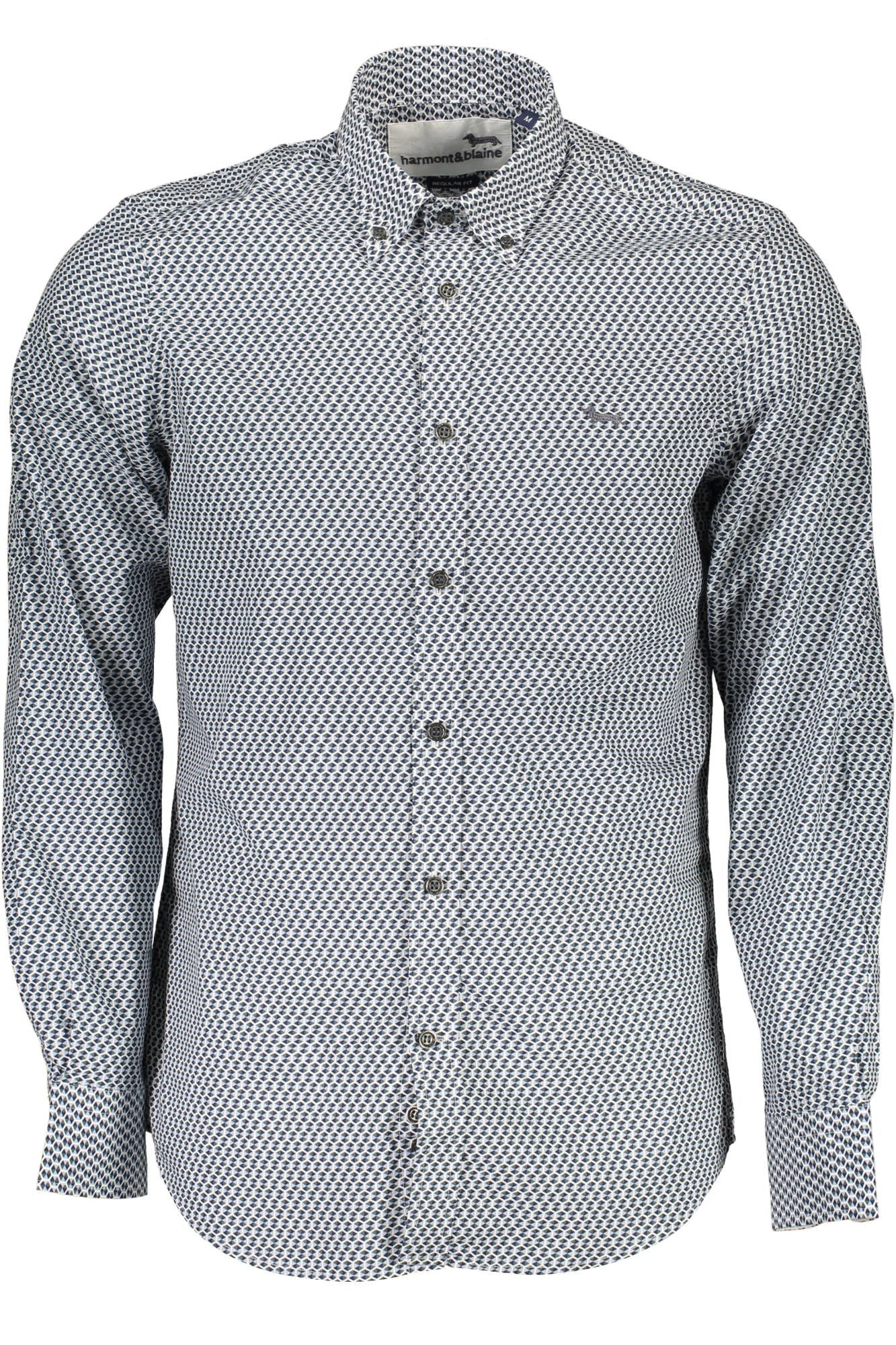 Harmont & Blaine Blue Cotton Men Shirt