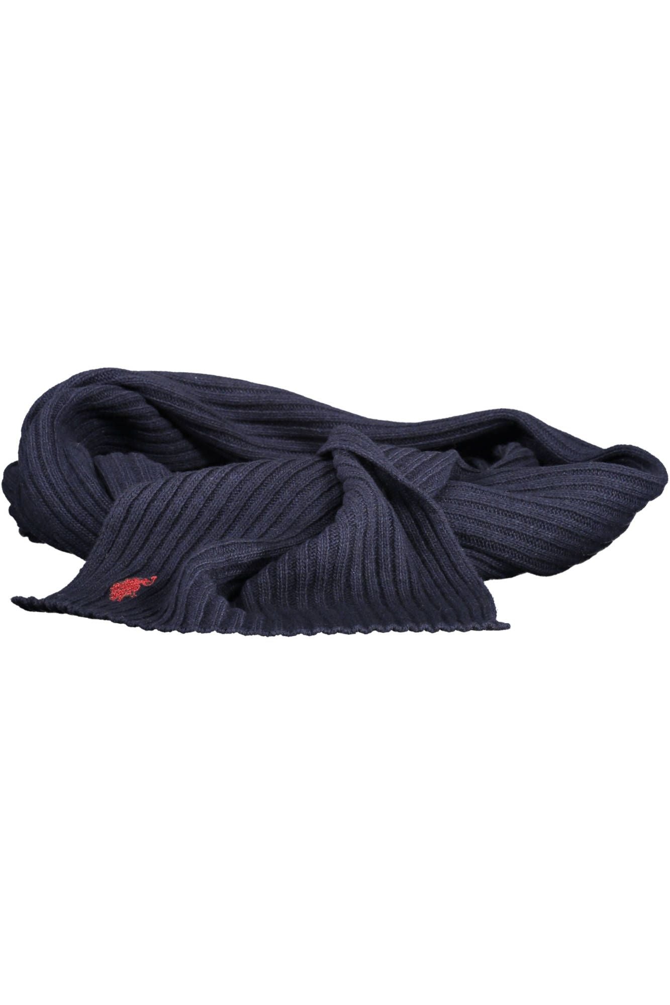 U.S. POLO ASSN. Blue Wool Men Scarf