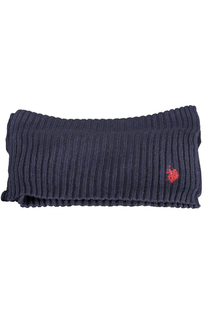 U.S. POLO ASSN. Blue Wool Men Scarf