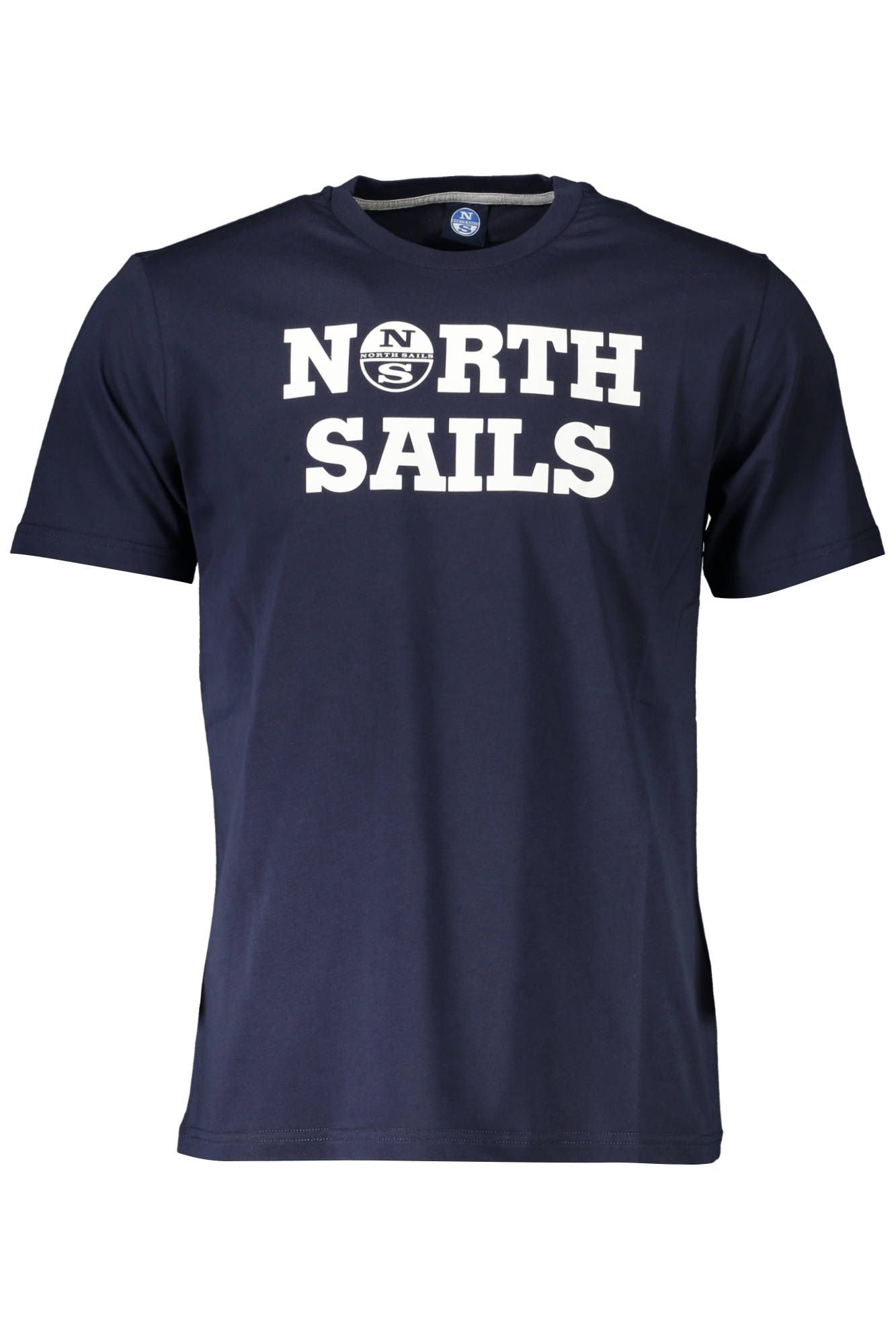 North Sails Blue Cotton Men T-Shirt