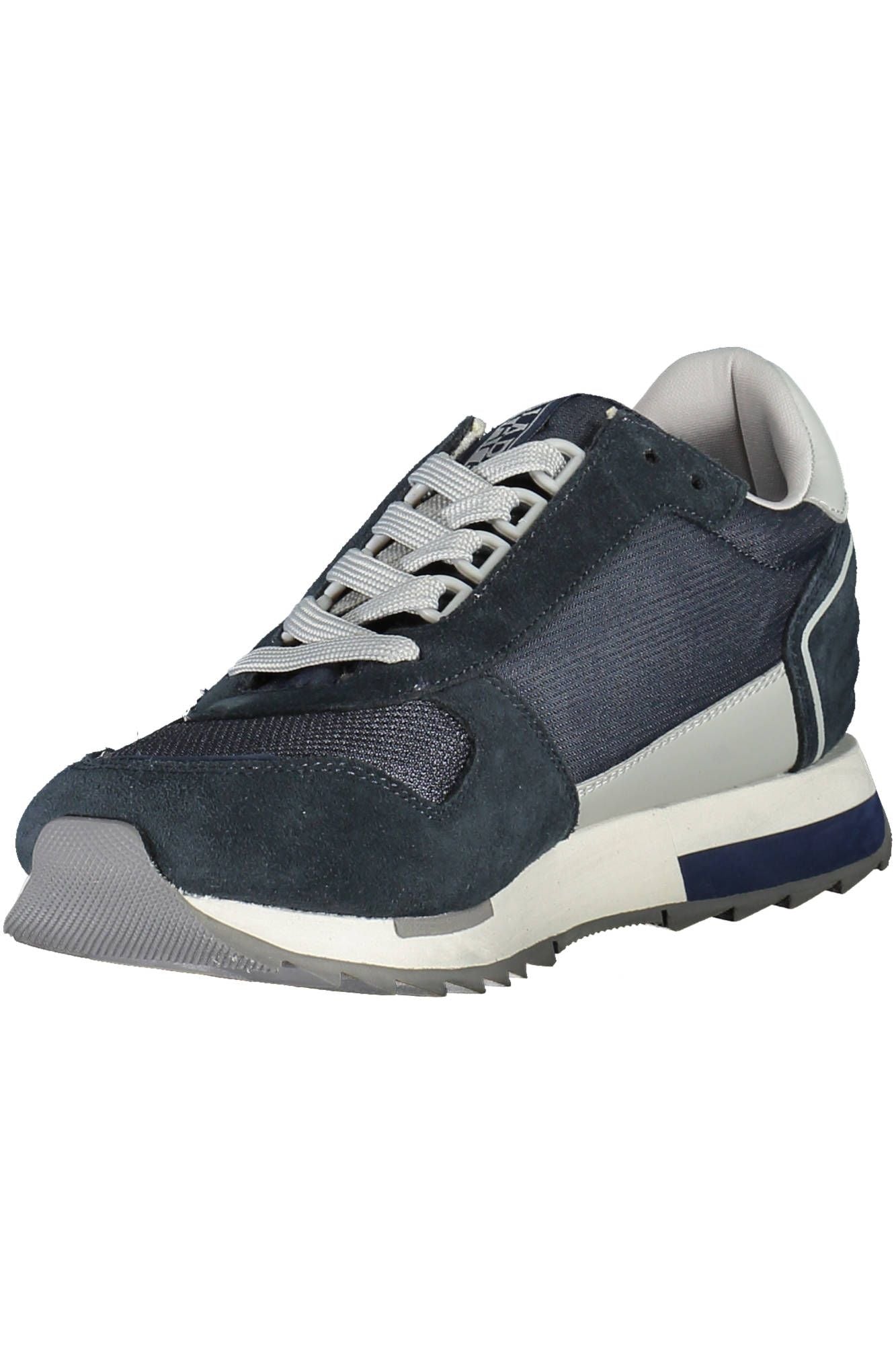 Napapijri Sporty Blue Lace-Up Sneakers with Logo Detail