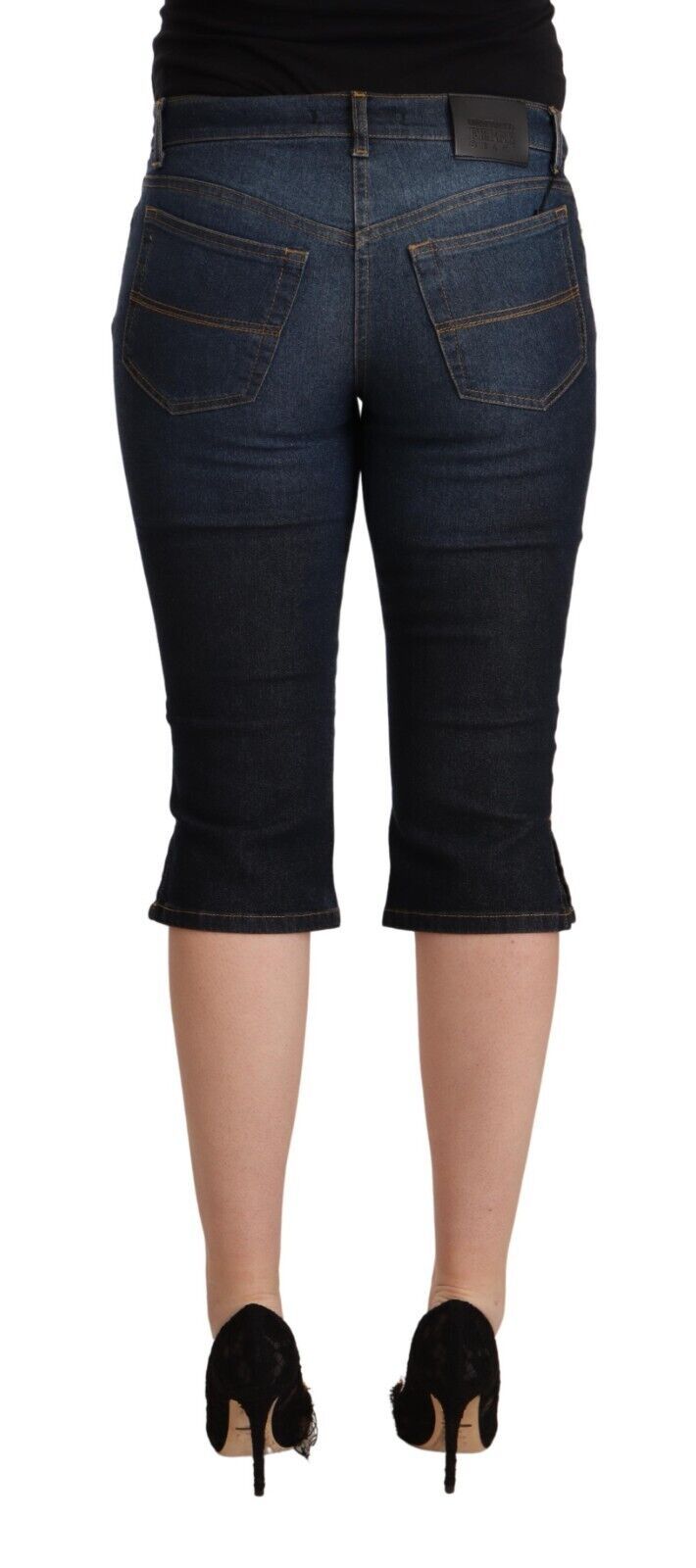 GF Ferre Chic Low Waist Capri Denim Pants