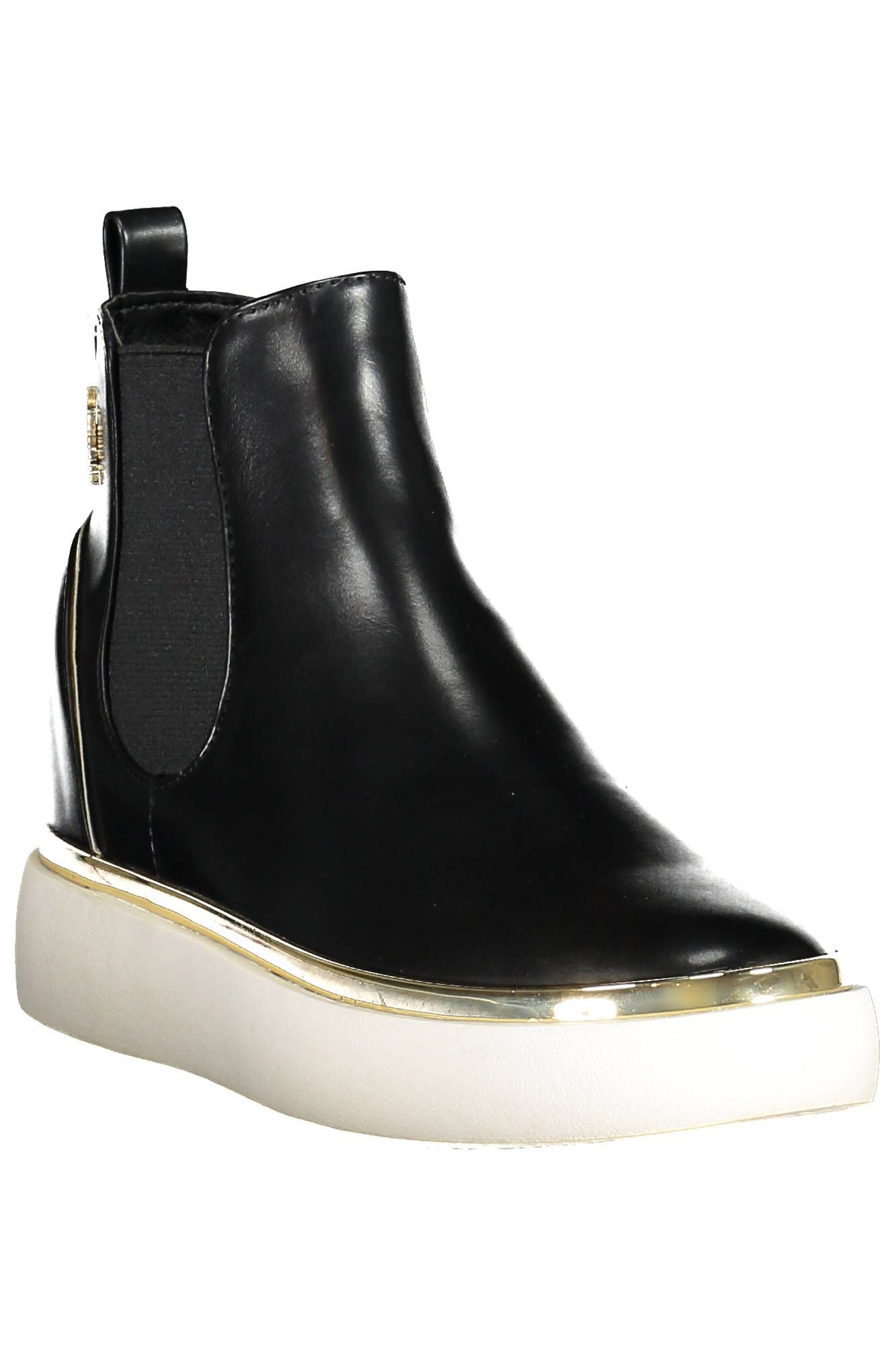 U.S. POLO ASSN. Elegant Black Low Ankle Boots with Side Elastic