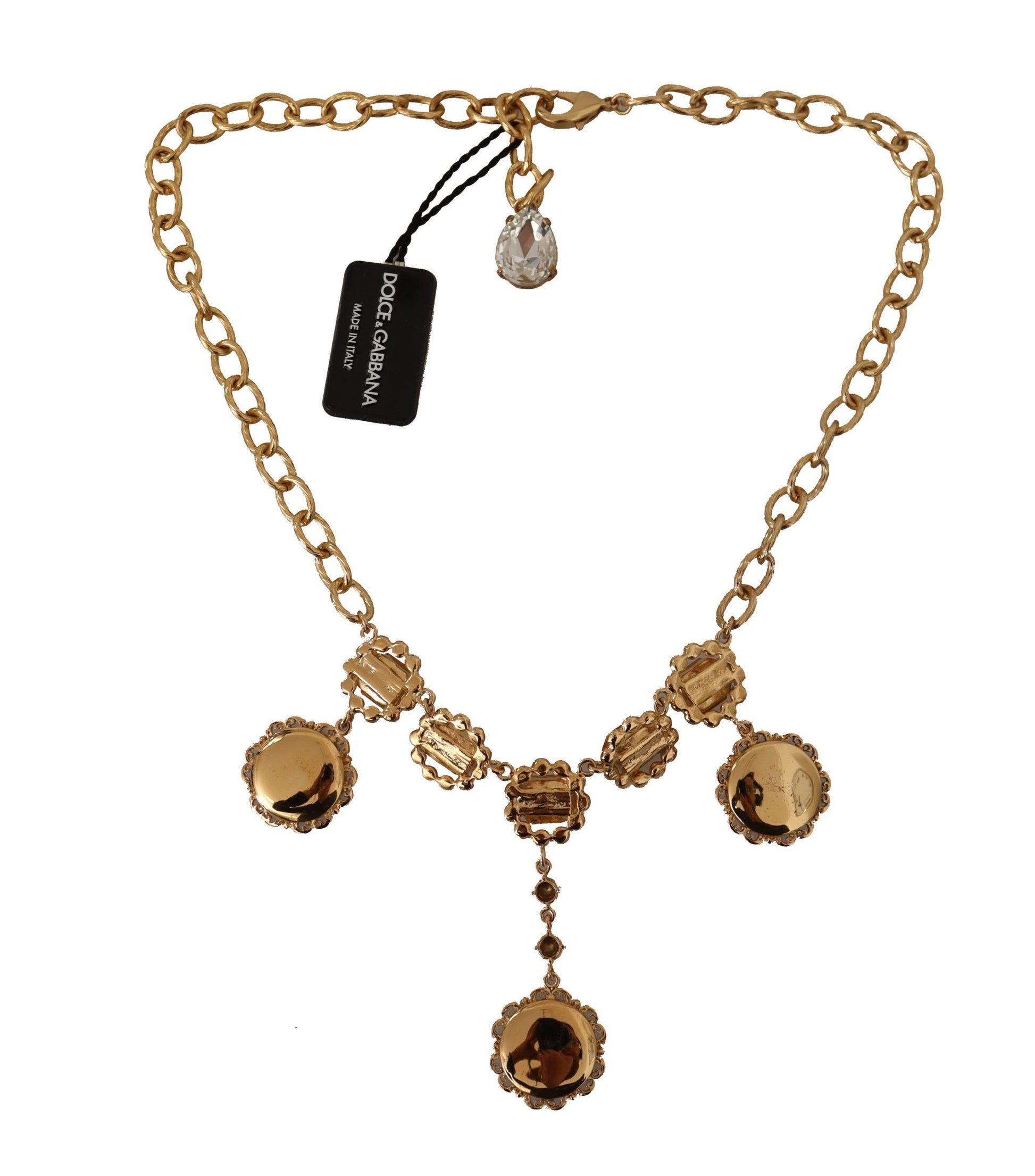 Dolce & Gabbana Elegant Timekeeper Statement Necklace