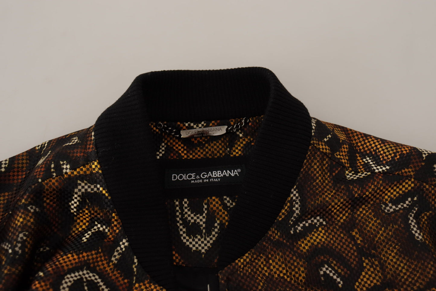 Dolce & Gabbana Elegant Brown Blouson Jacket