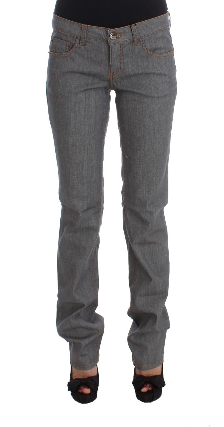 Costume National Elegant Gray Regular Fit Jeans