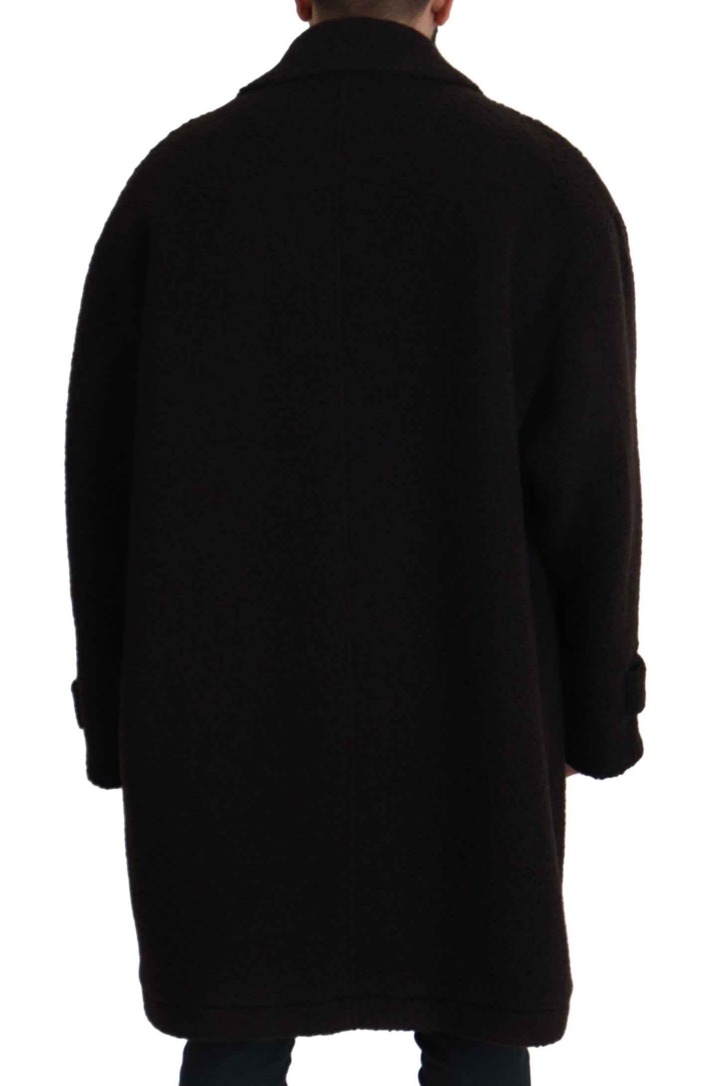 Dolce & Gabbana Elegant Black Alpaca Wool Blend Jacket