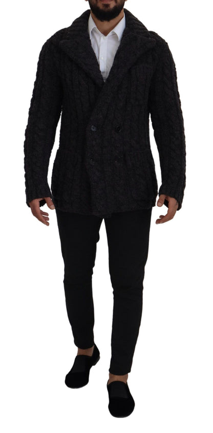 Dolce & Gabbana Elegant Double-Breasted Wool-Cashmere Coat