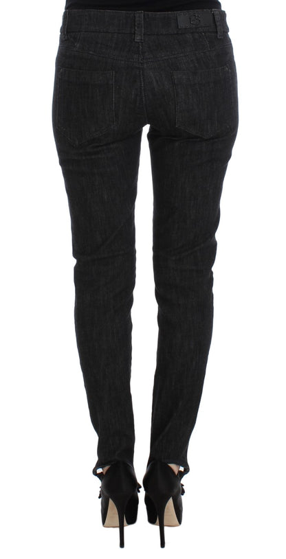 Ermanno Scervino Elegant Slim Fit Blue Jeans