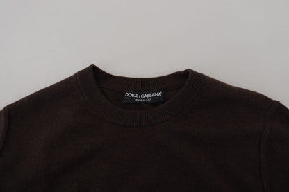 Dolce & Gabbana Elegant Cashmere Crew Neck Sweater